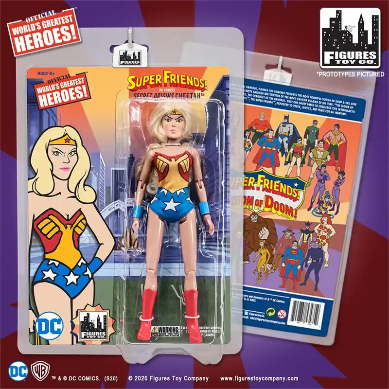 Super Friends Action Figures Series Cheetah as Wonder Woman Variant