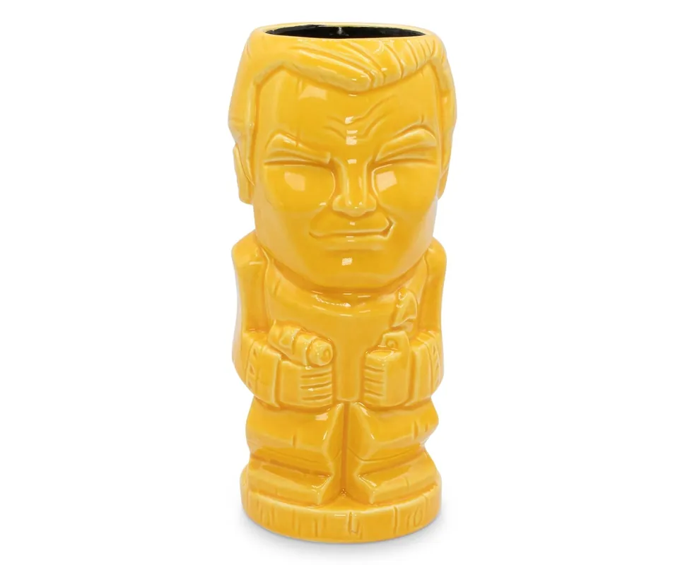 Geeki Tikis Star Trek TOS Captain Kirk Ceramic Mug Holds 16 Ounces