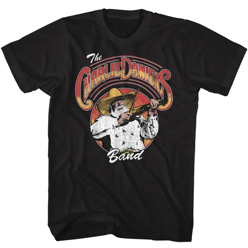 The Charlie Daniels Band - Logo and Fiddlin‘ (Black)