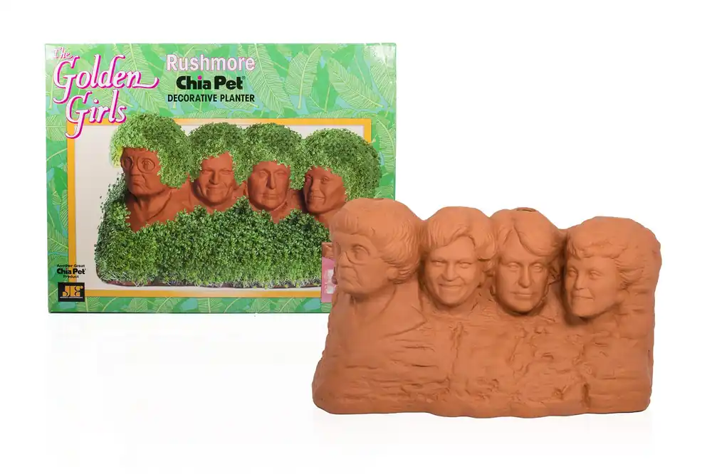 The Golden Girls Rushmore Chia Pet Decorative Planter