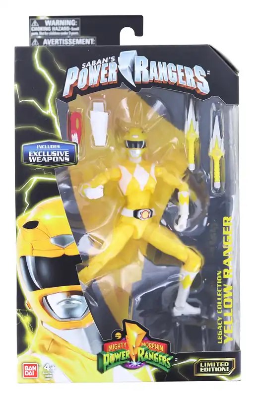Power Rangers Legacy Collection 6.5 Inch Action Figure Yellow Ranger