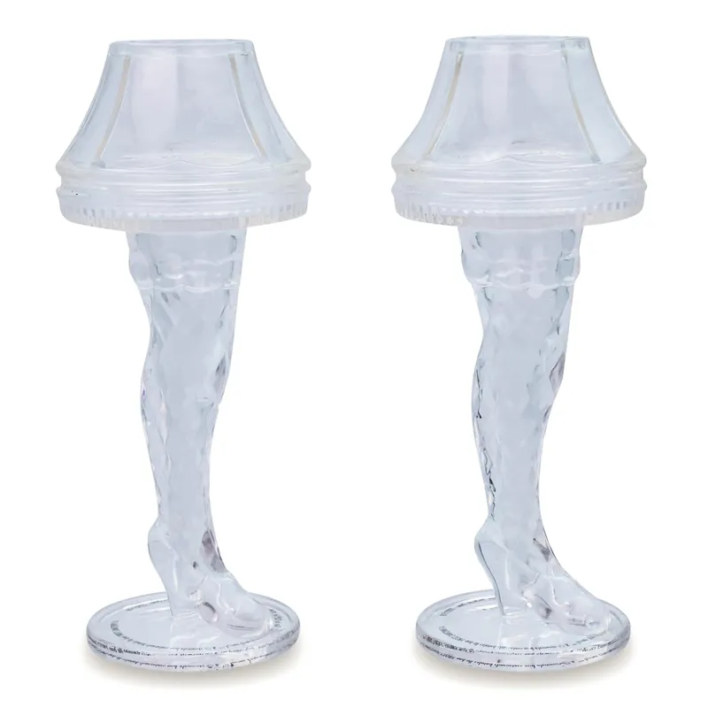 A Christmas Story Leg Lamp 2-Ounce Mini Shot Glasses Set of 2