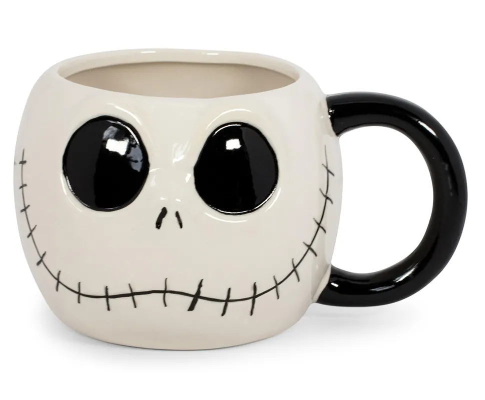 The Nightmare Before Christmas Jack Skellington Sculpted Coffee Mug 20 Ounces