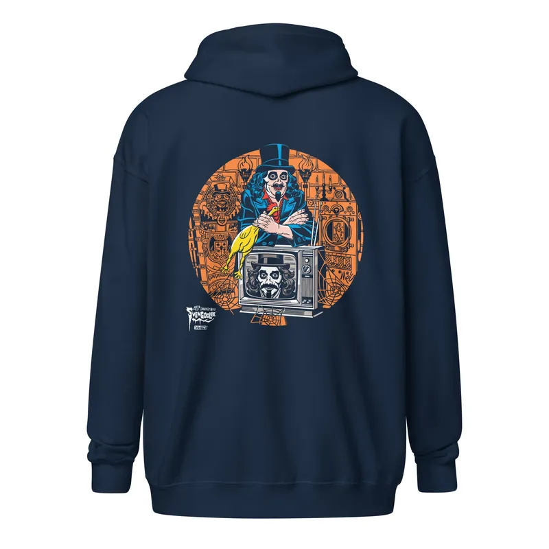 Svengoolie® 45th Anniversary Zip-up Hoodie by Mitch O‘Connell