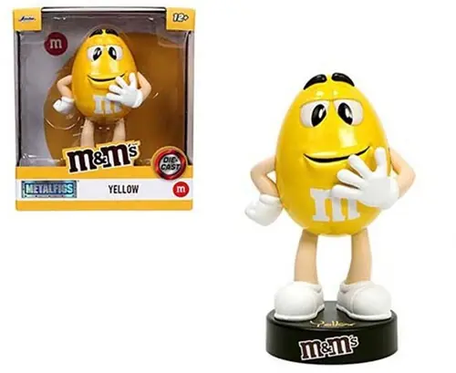 Jada Toys - M&M‘s Yellow 4-Inch Die-Cast Figure