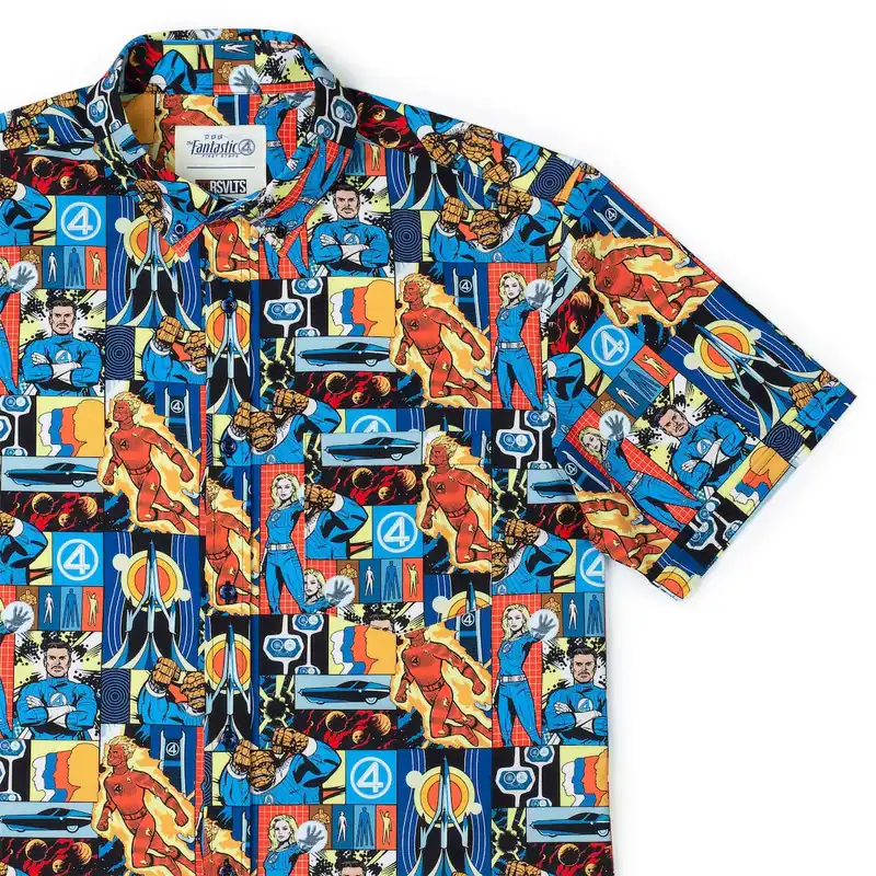 RSVLTS Marvel Studios Fantastic Four "First Family" - KUNUFLEX Short Sleeve Shirt