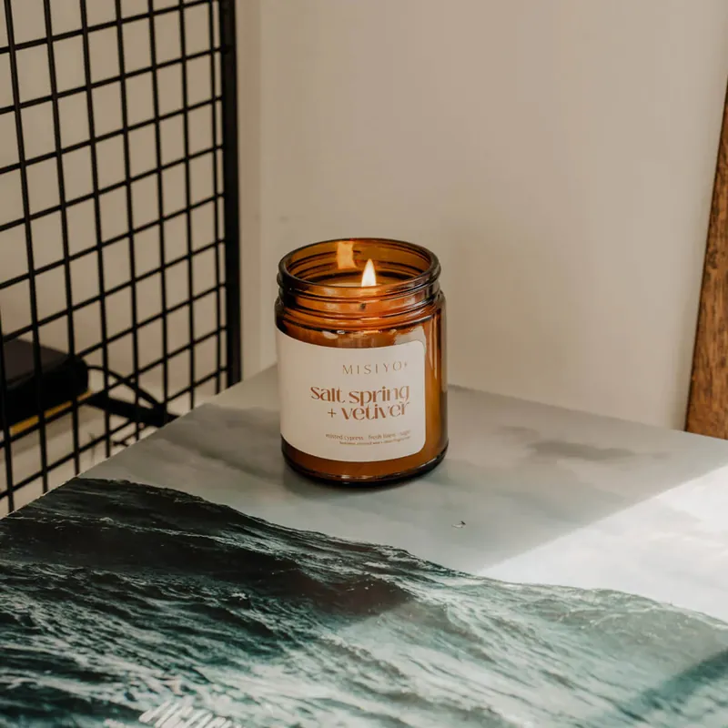 Salt Spring + Vetiver Candle