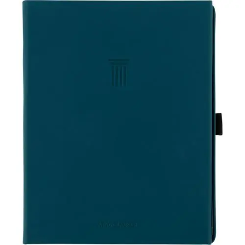 Foundation Undated Weekly/monthly Planner, 8.5" X 6.75", Blue Cover, 12-month Undated