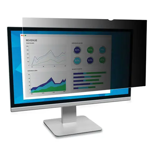 Frameless Blackout Privacy Filter For 18.5" Widescreen Flat Panel Monitor, 16 9 Aspect Ratio