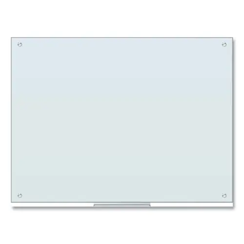 Glass Dry Erase Board, 48" X 36" (actual Size 47" X 35"), White Surface