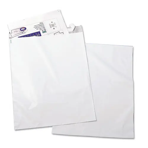 Redi-strip Poly Mailer, 6, Square Flap, Redi-strip Adhesive Closure, 14 X 19, White, 100/pack