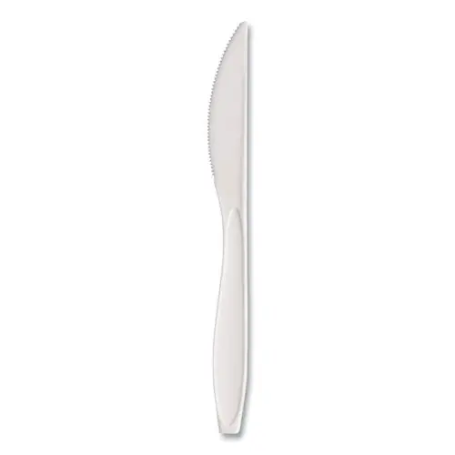 Reliance Mediumweight Cutlery, Standard Size, Knife, Bulk, White, 1,000/carton