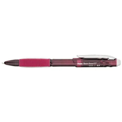 Twist-erase Gt Pencils, 0.5 Mm, Hb ( 2), Black Lead, Red Barrel