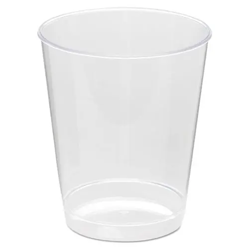 Comet Plastic Tumbler, Tall, 8 Oz, Clear, 25/pack, 20 Packs/carton