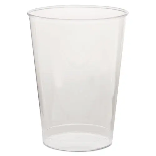 Comet Plastic Tumbler, Tall, 7 Oz, Clear, 25/pack, 20 Packs/carton