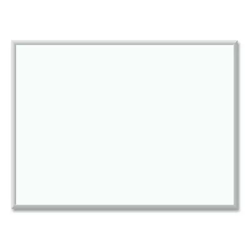 Melamine Dry Erase Board, 48" X 36" (actual Size 47" X 35"), White Surface, Satin Aluminum Frame