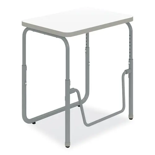 Alphabetter 2.0 Height-adjust Student Desk With Pendulum Bar, 27.75 X 19.75 X 22 To 30, Dry Erase