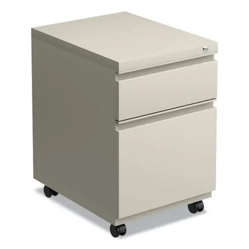 File Pedestal With Full-length Pull, Left Or Right, 2-drawers Box/file, Legal/letter, Putty, 14.96" X 19.29" X 21.65"