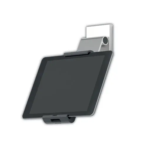 Mountable Tablet Holder, Silver/charcoal Gray