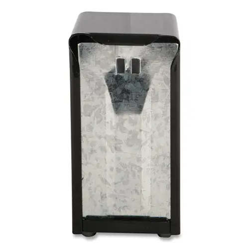 Tabletop Napkin Dispenser, Tall Fold, 3.75 X 4 X 7.5, Capacity 150, Black