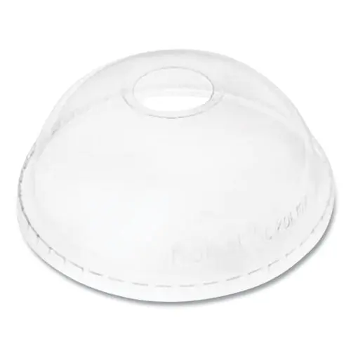 Pet Lids, Dome Lid, Fits 32 Oz Cold Cups, Plastic, Clear, 500/carton