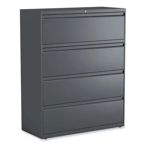 Lateral File, 4 Legal/letter/a4/a5-size File Drawers, Charcoal, 42" X 18.63" X 52.5"