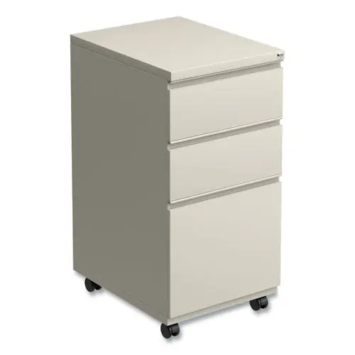 File Pedestal With Full-length Pull, Left Or Right, 3-drawers Box/box/file, Legal/letter, Putty, 14.96" X 19.29" X 27.75"