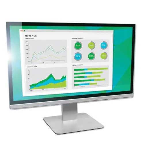 Antiglare Frameless Filter For 21.5" Widescreen Flat Panel Monitor, 16 9 Aspect Ratio