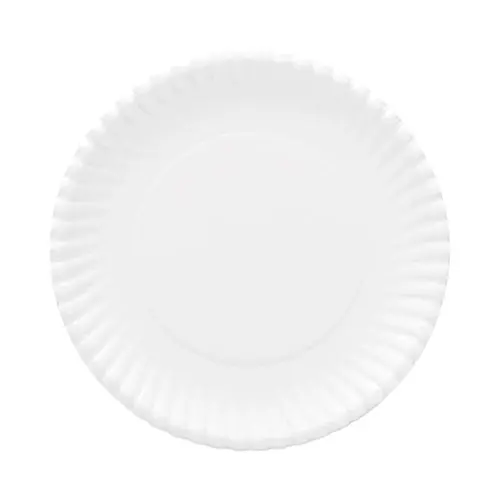 Original Heavyweights Paper Plates, 9" Dia, White, 120/pack, 8 Packs/carton
