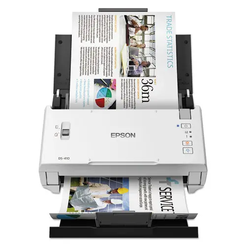 Ds-410 Document Scanner, 600 Dpi Optical Resolution, 50-sheet Duplex Auto Document Feeder