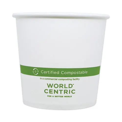 Paper Bowls, 24 Oz, 4.4" Diameter X 4.4"h, White, 500/carton