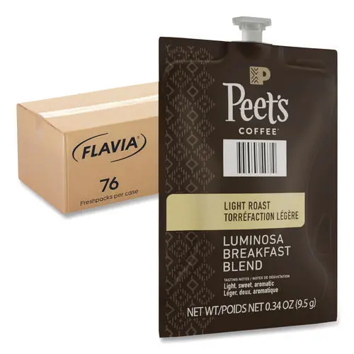 Peet‘s Coffee Colombia Luminosa, Breakfast Blend, 76/carton