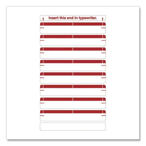Type-on Write-on Sheet Style Labels, 8 Labels/sheet, 31 Sheets/pack