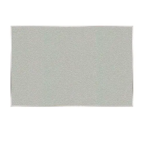 Vinyl Bulletin Board With Aluminum Frame, 87.91" X 48.5", Silver Surface, Satin Aluminum Frame