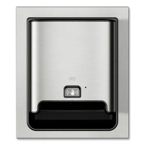 Image Design Matic Hand Towel Roll Dispenser With Intuition Sensor, In-wall Recessed, 17.64 X 7.87 X 20.55, Stainless Steel