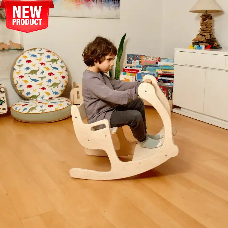 Toddler Rocking Chair and Table Set Eco-Friendly by Kidodido