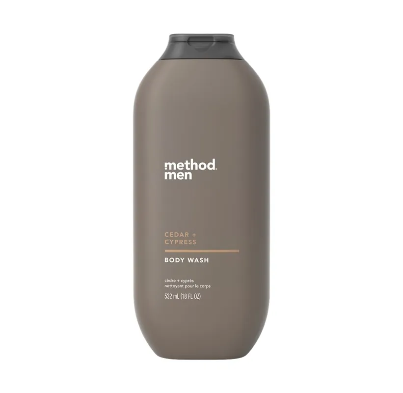 Method Men Body Wash, Cedar + Cypress, Paraben and Phthalate Free, 18 fl oz