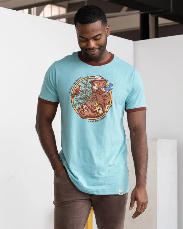 SMOKEY‘S FRIENDS RINGER TEE