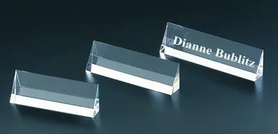 Crystal Name Plate - Small