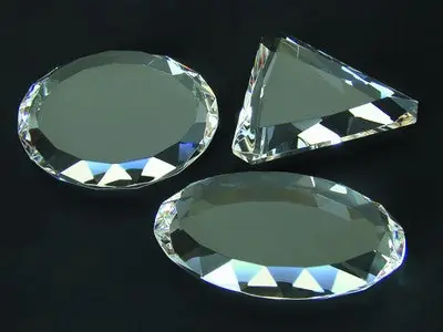 Round Gem-Cut Crystal Paperweight