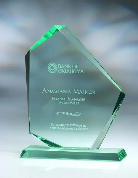 Summit Jade Glass Award - Medium