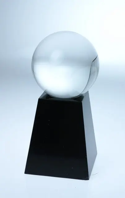 Glaze Ball with Marble Base - Large