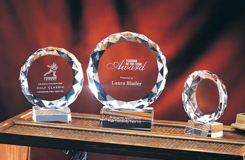 Contemporary Vistas Crystal Sunrise Award-Small